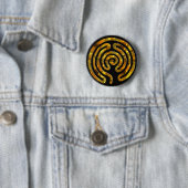 Labyrinth GOLD| schwarz Button (Beispiel)