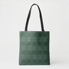 Labyrinth Grüne Abstrakte Alkoholtinte Kunst Tasche
