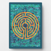 LABYRINTH II 12x18 Plaque with Easel - Green Fotoplatte (Vorderseite)