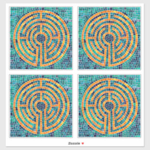 LABYRINTH II 14" (4 Klein) Vinyl Sticker