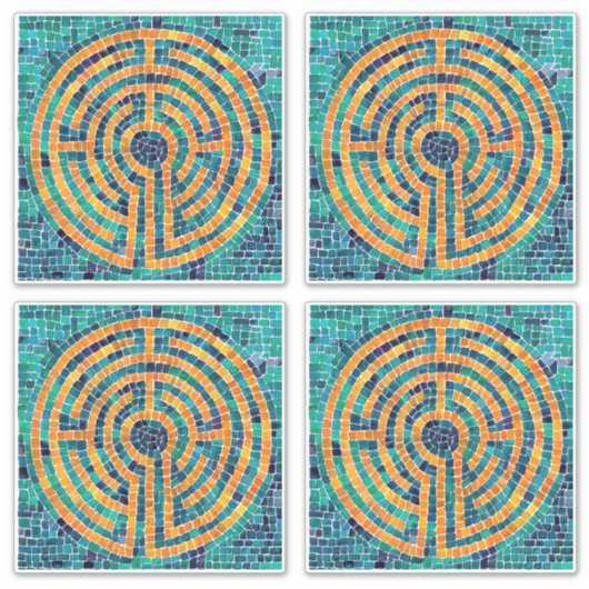 LABYRINTH II 14" (4 Klein) Vinyl Sticker (Vorderseite)