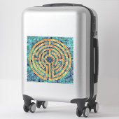 LABYRINTH II 14x14 Vinyl Sticker (Koffer)