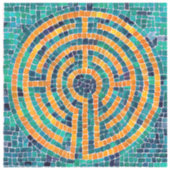 LABYRINTH II 2x2 Vinyl Sticker (Vorderseite)