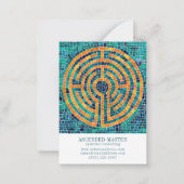 LABYRINTH II 3.5x2.5-Visitenkarte Mitteilungskarte (Vorderseite)