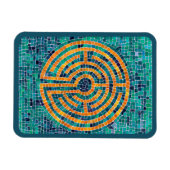 LABYRINTH II 3x4 Flexible Magnet - Grün (Horizontal)