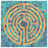 LABYRINTH II 4x4 Vinyl Sticker (Vorderseite)