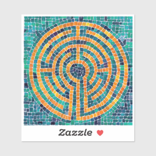 LABYRINTH II 4x4 Vinyl Sticker (Blatt)