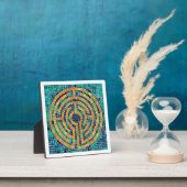 LABYRINTH II 5,25 Square Plaque - White Fotoplatte (InSitu)