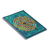 LABYRINTH II 6.5x8.75 Spiral-Notebook Notizblock (Rechte Seite)