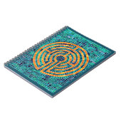 LABYRINTH II 6.5x8.75 Spiral-Notebook Notizblock (Linke Seite)