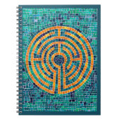 LABYRINTH II 6.5x8.75 Spiral-Notebook Notizblock (Vorderseite)