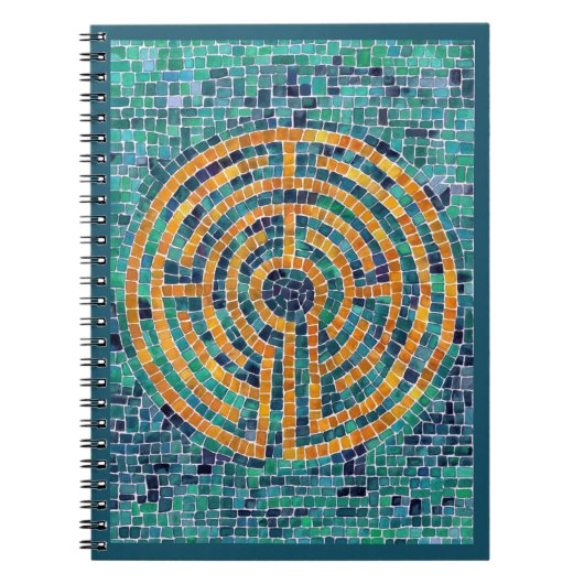 LABYRINTH II 6.5x8.75 Spiral-Notebook Notizblock (Vorderseite)