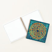 LABYRINTH II 8.5x8.5 SpiralNotebook Notizblock (Innenseite)
