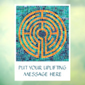 LABYRINTH II 8x11-Fensterklemmung +Text Fensteraufkleber (Blatt 3)