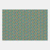 LABYRINTH II Flachpapier Geschenkpapier Set (Vorderseite 3)