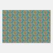 LABYRINTH II Flachpapier Geschenkpapier Set (Vorderseite 2)