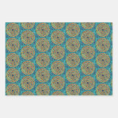 LABYRINTH II Flachpapier Geschenkpapier Set (Vorderseite)