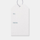LABYRINTH II Gift Tags - Grün Geschenkanhänger (Rückseite)