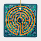 LABYRINTH II Keramik Keramikornament (Rückseite)