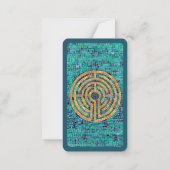 LABYRINTH II-Lesezeichen - 3,5 x 2 Karte (Rückseite)