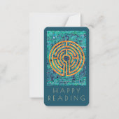 LABYRINTH II-Lesezeichen - 3.5 x 2-Karte + Text Mitteilungskarte (Vorderseite)
