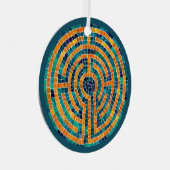 LABYRINTH II - Metallzirkel Ornament Aus Metall (Vorderseite Rechts)