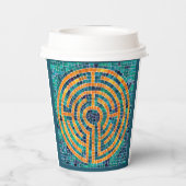 LABYRINTH II Paper Cups - Grünbuch Pappbecher (Rückseite)