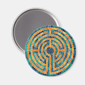 LABYRINTH II Round Magnet (Vorderseite/Rückseite)