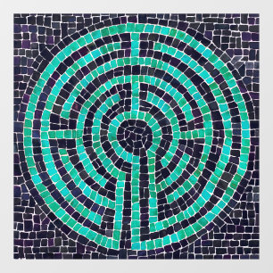 LABYRINTH III 12x12 Fensterfolie Fensteraufkleber