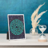 LABYRINTH III 12x18 Plaque with Easel - White Fotoplatte (Seite)