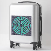 LABYRINTH III 14x14 Vinyl Sticker (Koffer)