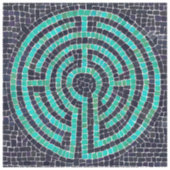 LABYRINTH III 2x2 Vinyl Sticker (Vorderseite)