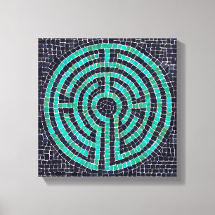 LABYRINTH III 30x30 cm Spanncanvas (1,9 cm tief) Leinwanddruck