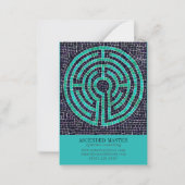 LABYRINTH III 3.5x2.5 Visitenkarte - Türkisch Mitteilungskarte (Vorderseite)