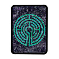 LABYRINTH III 3x4 Flexible Magnet - Schwarz
