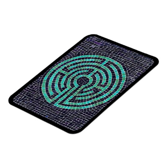 LABYRINTH III 3x4 Flexible Magnet - Schwarz (Linke Seite)