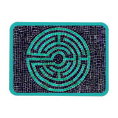 LABYRINTH III 3x4 Flexible Magnet - Türkis (Horizontal)