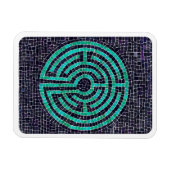 LABYRINTH III 3x4 Flexible Magnet - Weiß (Horizontal)