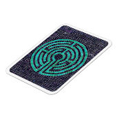 LABYRINTH III 3x4 Flexible Magnet - Weiß (Linke Seite)