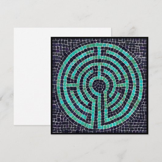 LABYRINTH III 5,25" Square Flat Card Karte (Vorne/Hinten)