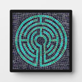 LABYRINTH III 5,25 Square Plaque - Black Fotoplatte (Vorderseite)