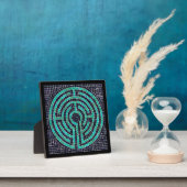 LABYRINTH III 5,25 Square Plaque - Black Fotoplatte (InSitu)