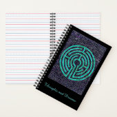LABYRINTH III 5.5x8.5 SpiralNotebook Notizblock (Innen)
