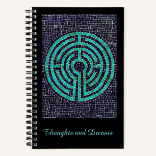 LABYRINTH III 5.5x8.5 SpiralNotebook Notizblock