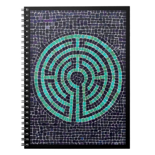 LABYRINTH III 6.5x8.75 Spiral-Notebook Notizblock (Vorderseite)