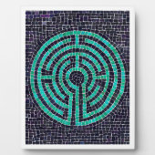 LABYRINTH III 8x10 Plaque mit Easel - Weiß Fotoplatte (Vorderseite)