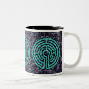 LABYRINTH III Black Two-Tone-Tasse Zweifarbige Tasse