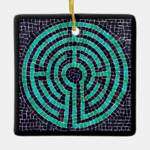 LABYRINTH III Keramik Keramikornament