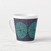LABYRINTH III Latte Tasse (Linke Ecke)