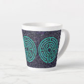 LABYRINTH III Latte Tasse (Rechte Ecke)